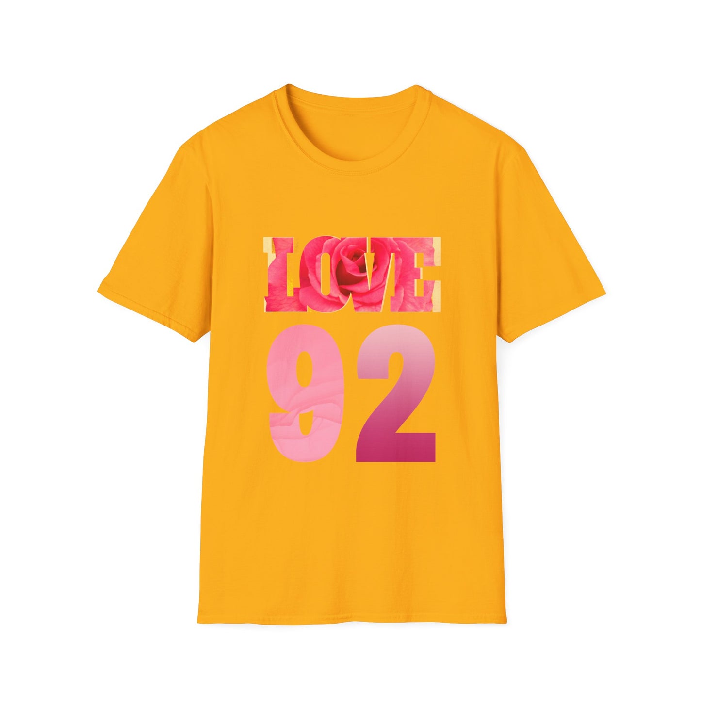 LOVE 92 Graphic T-Shirt – Vibrant and Bold Design