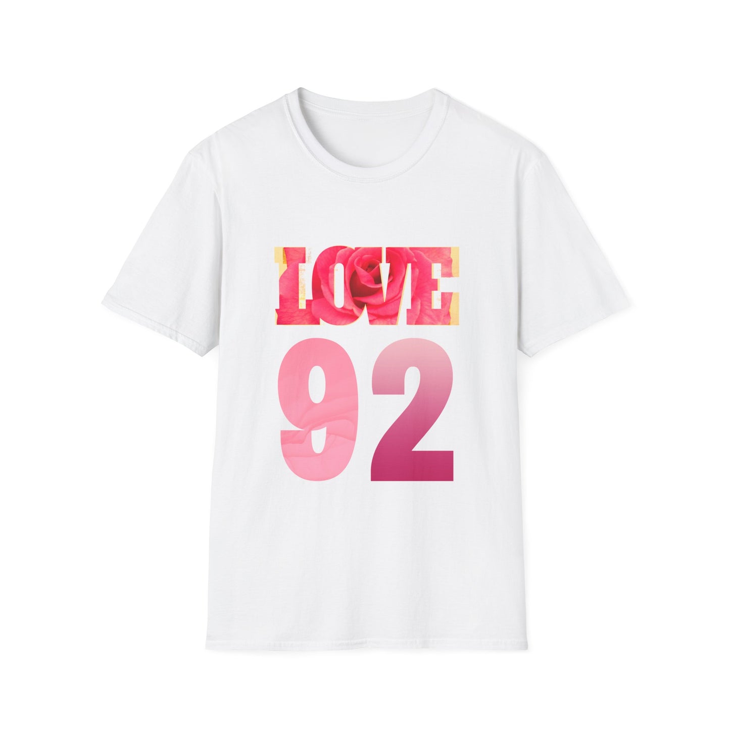 LOVE 92 Graphic T-Shirt – Vibrant and Bold Design