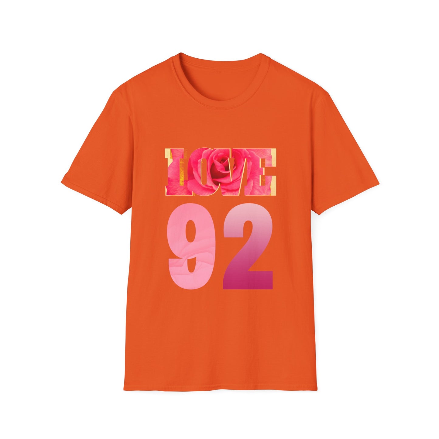 LOVE 92 Graphic T-Shirt – Vibrant and Bold Design