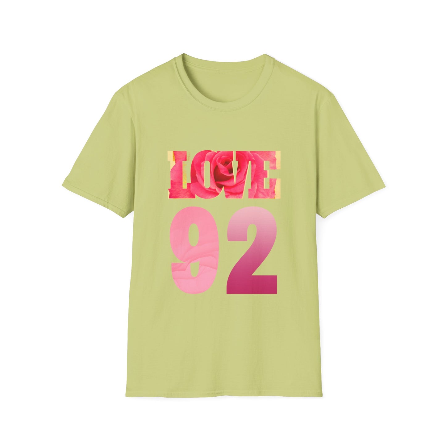 LOVE 92 Graphic T-Shirt – Vibrant and Bold Design