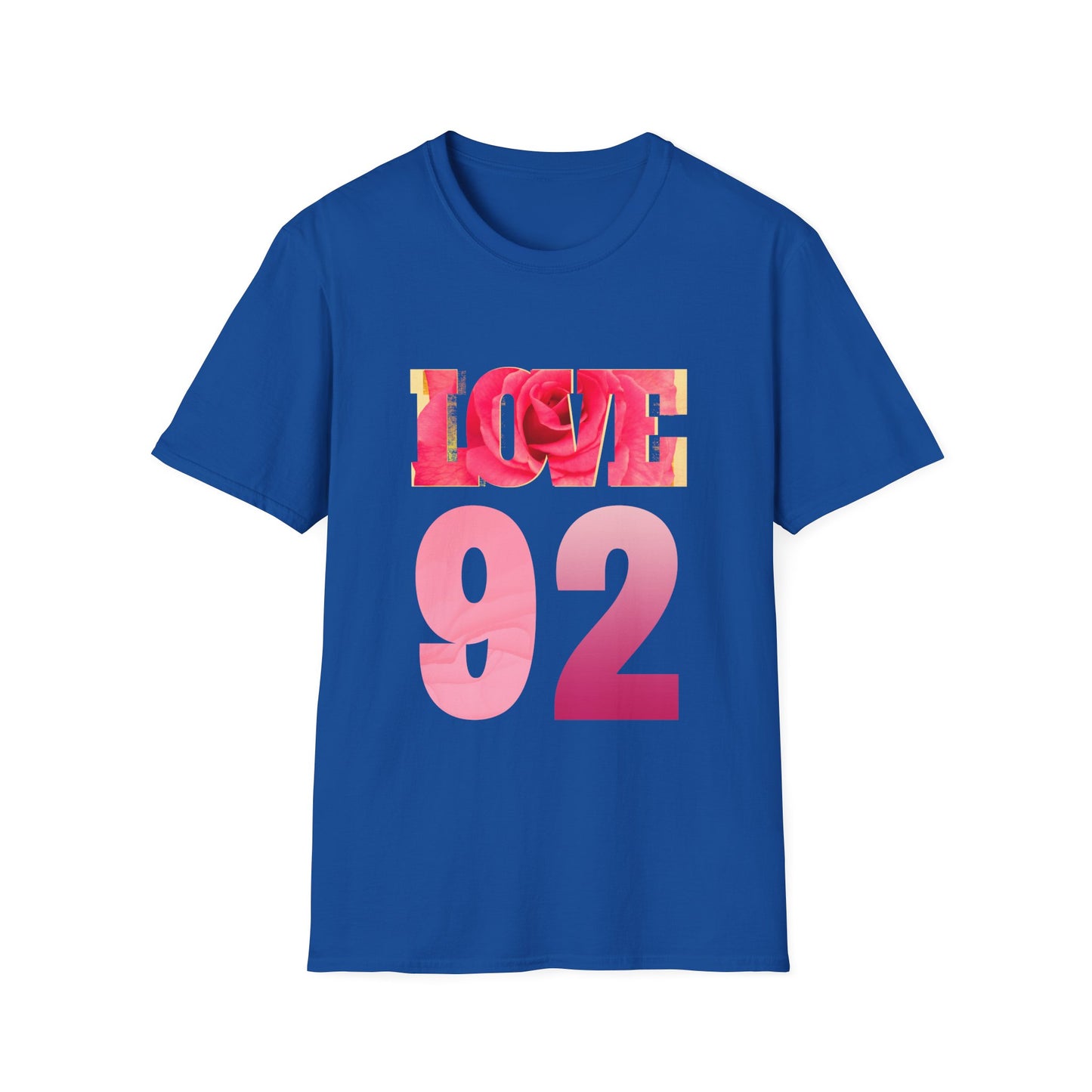 LOVE 92 Graphic T-Shirt – Vibrant and Bold Design