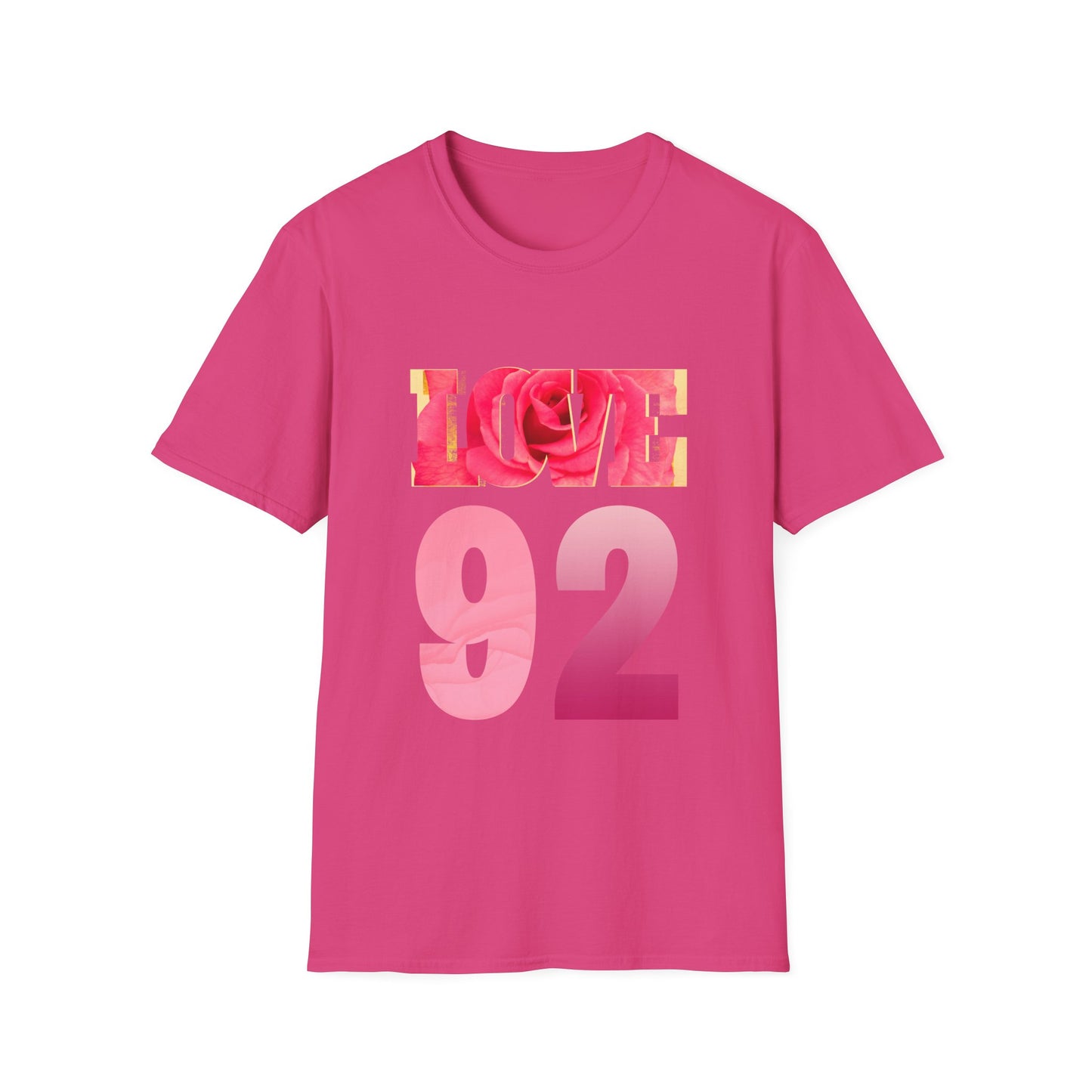 LOVE 92 Graphic T-Shirt – Vibrant and Bold Design