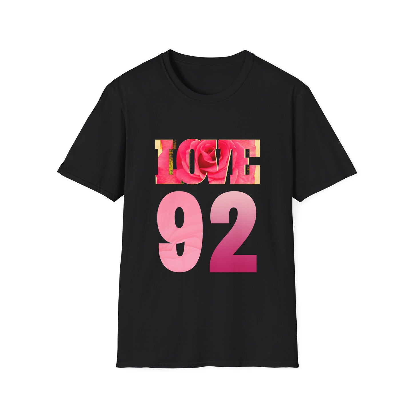 LOVE 92 Graphic T-Shirt – Vibrant and Bold Design