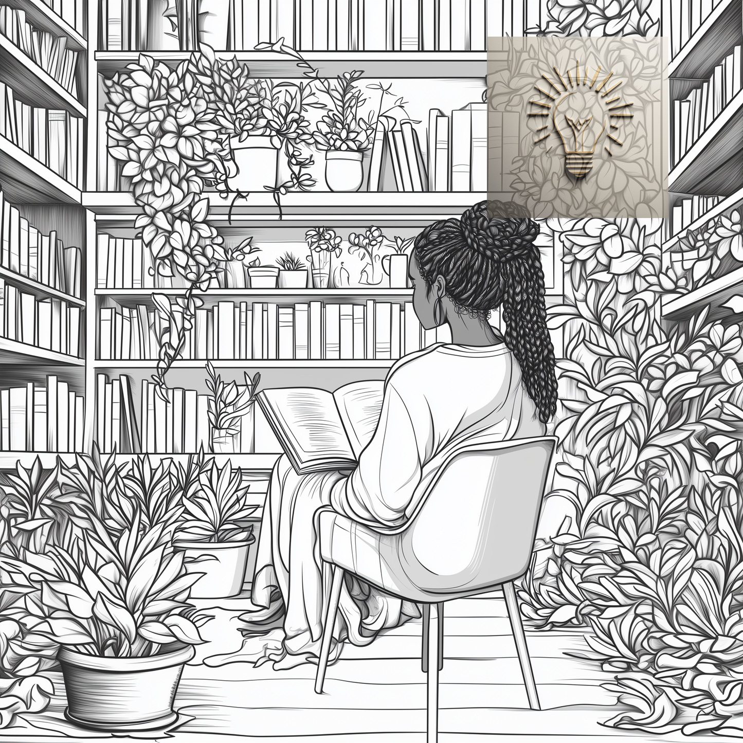 Melanated Digital Coloring Pages- SNEAK PEEK