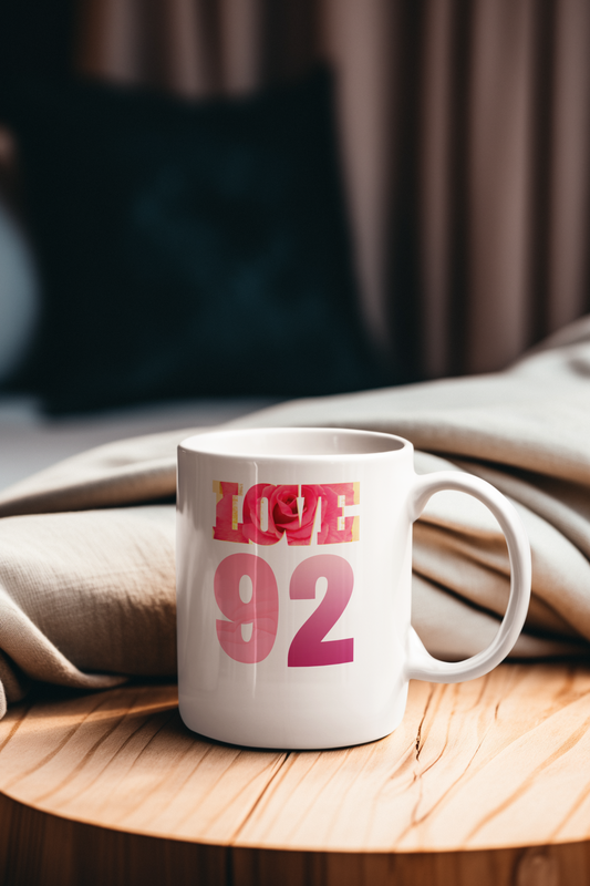 LOVE 92 Mug