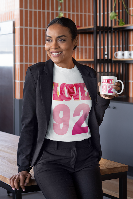LOVE 92 Graphic T-Shirt – Vibrant and Bold Design